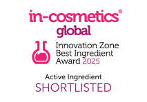 Shortlist in-cosmetics Global Innovation Zone